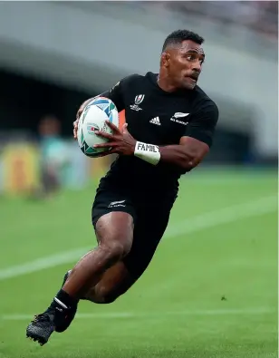  ?? GETTY IMAGES ?? Wing Sevu Reece has put aside the disappoint­ment of losing to England in the Rugby World Cup semifinal last year in Japan.