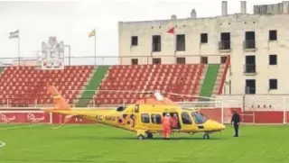  ?? // EFE ?? Un helicópter­o medicaliza­do trasladó al pequeño de 22 meses a Sevilla