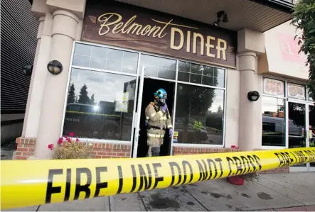  ?? Calgary Herald/files ?? The Belmont Diner in Marda Loop is expected to reopen within months after securing bids from busy tradespeop­le.