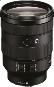  ??  ?? Below TOP OF THE RANGE The new 24-105mm lens is claimed to be the lightest in its class, despite the
advanced optics