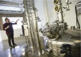  ?? BERNARD WEIL/TORONTO STAR ?? Rocco Panacci is the co-founder of Yongehurst Distillery in Toronto. He says the government’s proposed 61.5-per-cent tax per bottle will hinder distillers’ ability to grow, hire employees and innovate.