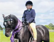  ?? PHOTO: JACK CONROY ?? Three times champion . . . Ruby Cameron rides champion Welsh pony Ka Arohaina Heartthrob at the 2018 West Otago A &amp; P show. Together they were also named novice category champions and open category champions.