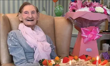  ??  ?? Julia Murphy, Millstreet, pictured enjoying her 106th Birthday Party.