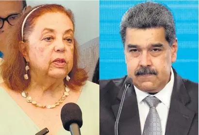  ?? I
AFP ?? Corina Yoris aspira a enfrentar a Nicolas Maduro.