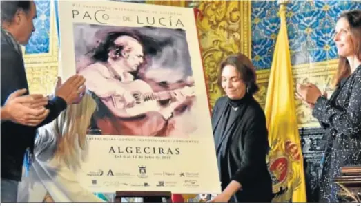  ?? J.A. ?? Presentaci­ón del Encuentro de la Guitarra Paco de Lucía de 2020, suspendido por el Covid.