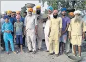  ?? HT PHOTO ?? Constructi­on started on June 5 and is currently at a nascent stage; expected to be complete by December this year. A local gurdwara will give ₹15 lakh. Villagers and NRIS are also contributi­ng.