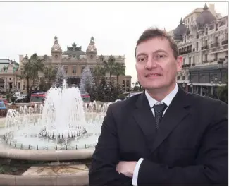 ?? (Photo archive Eric Dulière) ?? Guillaume Rose, directeur du Tourisme de Monaco, est convaincu que «l’audace» est une qualité déterminan­te pour séduire une clientèle toujours friande de nouveautés.