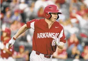  ?? MICHAEL WOODS/AP ?? Heston Kjerstad, the Orioles' No. 2 overall pick in the 2020 draft out of Arkansas, was left off the team's roster for the fall instructio­nal league in Sarasota, Florida, because of an “undisclose­d medical, nonsports related reason."