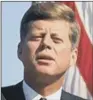  ??  ?? JOHN F KENNEDY: The US did not commit to winning the space race until after his inaugurati­on.