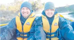  ?? Photo / Corbie Films. ?? Dan and Cayla-Fay Euinton enjoy the Rapids Jet.