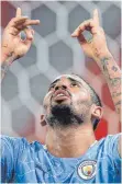  ?? FOTO: DPA ?? Triff für City und dankt dem Herrn: Gabriel Jesus.