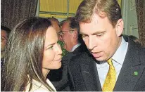  ??  ?? Prince Andrew and Koo at an NSPCC function in 1999