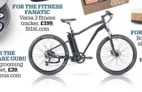  ??  ?? FOR THE COMMUTER
Alpine electric mountain bike, £1599, voltbikes.co.uk