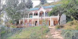  ?? HT ?? (Top) Haji Public School is located in Breswana village of Doda district, where almost every household was hit by militancy till 2004; (below) Born and brought up in Dubai, Sabbah Haji returned to her native village in 2008 and decided to run the...