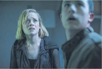  ?? Jane Levy, left, and Dylan Minnette in ?? Don’t Breathe.