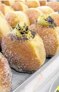  ?? ?? Sour Bombe’s Burnt Basque Cheesecake Bomboloni