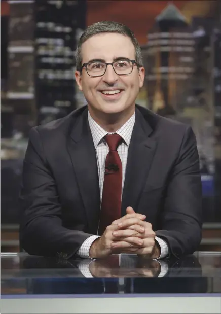  ??  ?? John Oliver as seen in “Last Week Tonight with John Oliver”