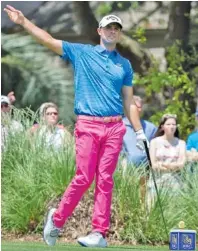  ?? THE ASSOCIATED PRESS ?? Wesley Bryan shot a 4-under-par 67 Sunday as he wrapped up a win at the RBC Heritage on Hilton Head Island, S.C. His first PGA Tour victory came in his home state.