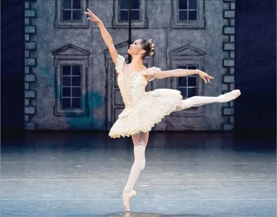  ?? Doug Gifford Segerstrom Center for the Arts ?? MISTY COPELAND, principal dancer for American Ballet Theatre and a San Pedro native, performs as the Princess in Alexei Ratmansky’s “The Nutcracker.”