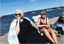  ??  ?? Karin Engström och Maretta Karlsson har hunnit med en hel del i sommar.