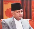  ??  ?? Nepal Foreign Minister Pradeep Gyawali’ is in New Delhi as part of the sixth Indianepal Joint Commission meeting