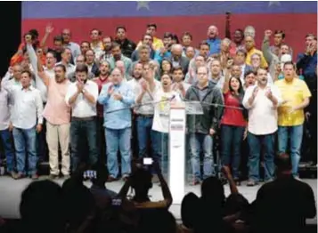  ?? |AP ?? La oposición exige la salida de Nicolás Maduro del poder de manera anticipada.
