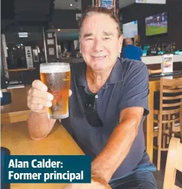  ??  ?? Alan Calder: Former principal