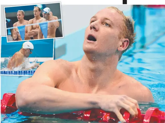  ??  ?? Former Australian swimmer Brenton Rickard, the subject of a positive drug test, in the final of the men's 200m breaststro­ke at the London Olympics.