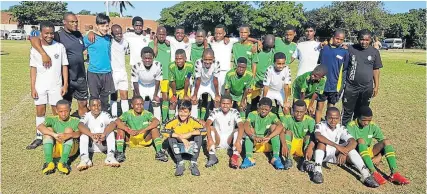  ?? Picture SUPPLIED ?? FUN AND GAMES: The Get Out and Play football team played the KZN Academy side last month.