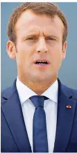  ?? FOTO: IMAGO ?? Emmanuel Macron büßte in Umfragen innerhalb von vier Wochen zehn Prozent ein.