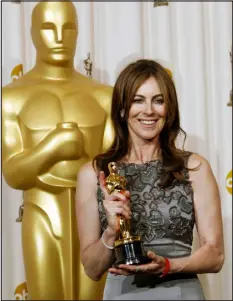  ?? MATT SAYLES - ASSOCIATED PRESS ?? Kathryn Bigelow with her Oscar for best director in 2010. Change was already afoot.
