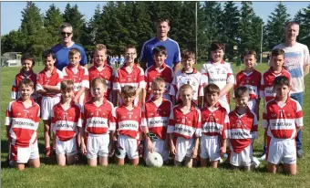  ?? Dromtarrif­fe participat­ing in the Dylan Crowley Football Invitation­al Tournament at Gneeveguil­la GAA Grounds on Saturday. ??