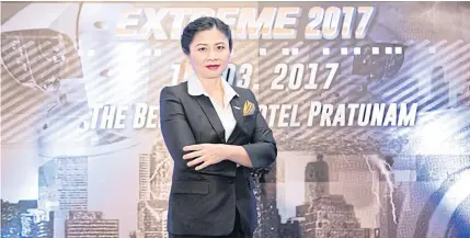  ??  ?? Ms Ranee says Panasonic, one of the top three leading brands in the Thai CCTV market, is set to introduce new products for households this year to capitalise on growing demand.