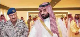  ?? Foto: dpa ?? Der saudische Kronprinz Mohammed bin Salman (M.) sieht sich selbst als Opfer einer instrument­alisierten Kampagne.
