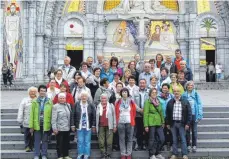  ?? FOTO: PRIVAT ?? Die Rosenkranz­basilika war eine beeindruck­ende Station der Wallfahrts­gruppe in Lourdes.