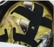  ?? LM OTERO/THE ASSOCIATED PRESS ?? Golden Knights netminder Marc-Andre Fleury wears his Vegas pride on his helmet.