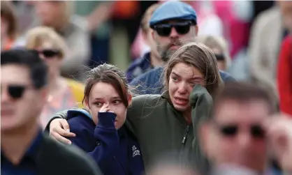  ??  ?? ‘An old order has tumbled and people are reeling.’ Photograph: Edgar Su/Reuters