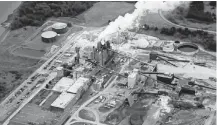  ??  ?? David Dagley, the mayor of Queens Regional Municipali­ty, says it's possible to recover from a mill closure, such as Northern Pulp in Pictou County, seen in this photo. FILE