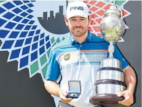 ?? Picture: Getty. ?? Louis Oosthuizen with the South African Open trophy.