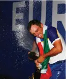  ?? Bild: PAUL CHILDS ?? TRIUMF. Francesco Molinari firar segern i Ryder Cup.