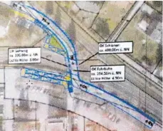  ?? SKIZZE: STADT LINDAU ?? Die Unterführu­ng am Hasenweidw­eg wird eine der größten Straßenbau­maßnahmen der kommenden Jahre.