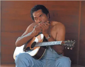  ??  ?? Bobby Rush, pictured here in 2007, has a new album out, “Rawer than Raw.” It’s a solo production featuring Rush on acoustic guitar, harmonica and PERCUSSION.FILE/SPECIAL