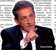  ??  ?? Nicolas Sarkozy