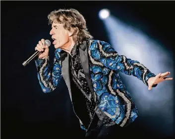  ?? FOTO: ANDREAS ENDERMANN ?? Kolibri und Glühwürmch­en: Mick Jagger, schon jetzt einer der Klassiker der Musikgesch­ichte.