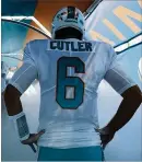  ?? MIKE EHRMANN / GETTY IMAGES ?? Jay Cutler is likely out this week, though the Dolphins will see how he progresses before making a fifinal decision about Sunday’s starter.