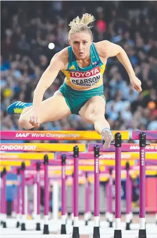  ?? Picture: AFP PHOTO ?? Gold Coaster Sally Pearson will tweak her style.