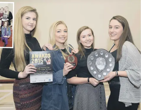  ??  ?? Scarboroug­h Rowing Club (above) and Scarboroug­h Gymnastics Academy (above left inset) were among the winners at last year’s sports awards