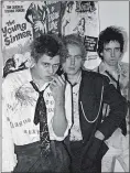  ?? COURTESY SETRA ARTES GALLERY ?? “The Clash, Young Sinner” by Sheila Rock