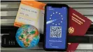  ??  ?? Introduced on July 1, the digital vaccinatio­n certificat­e is making travel in Europe easier