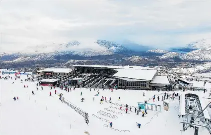  ?? PHOTO: CORONET PEAK ?? Futureproo­fed . . . Coronet Peak’s base building today.